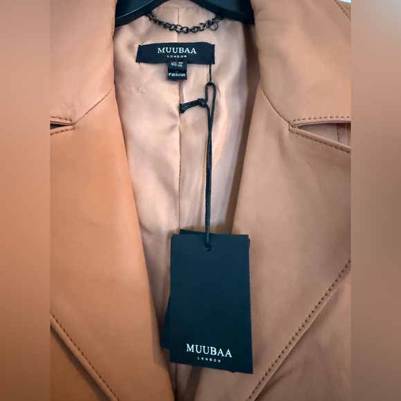 Muubaa Lambkin Leather Coat—NWT - Picture 5 of 12